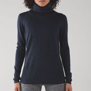 Lululemon Sweat & Savasana Sweater | Heathered Inkwell | Sz 4